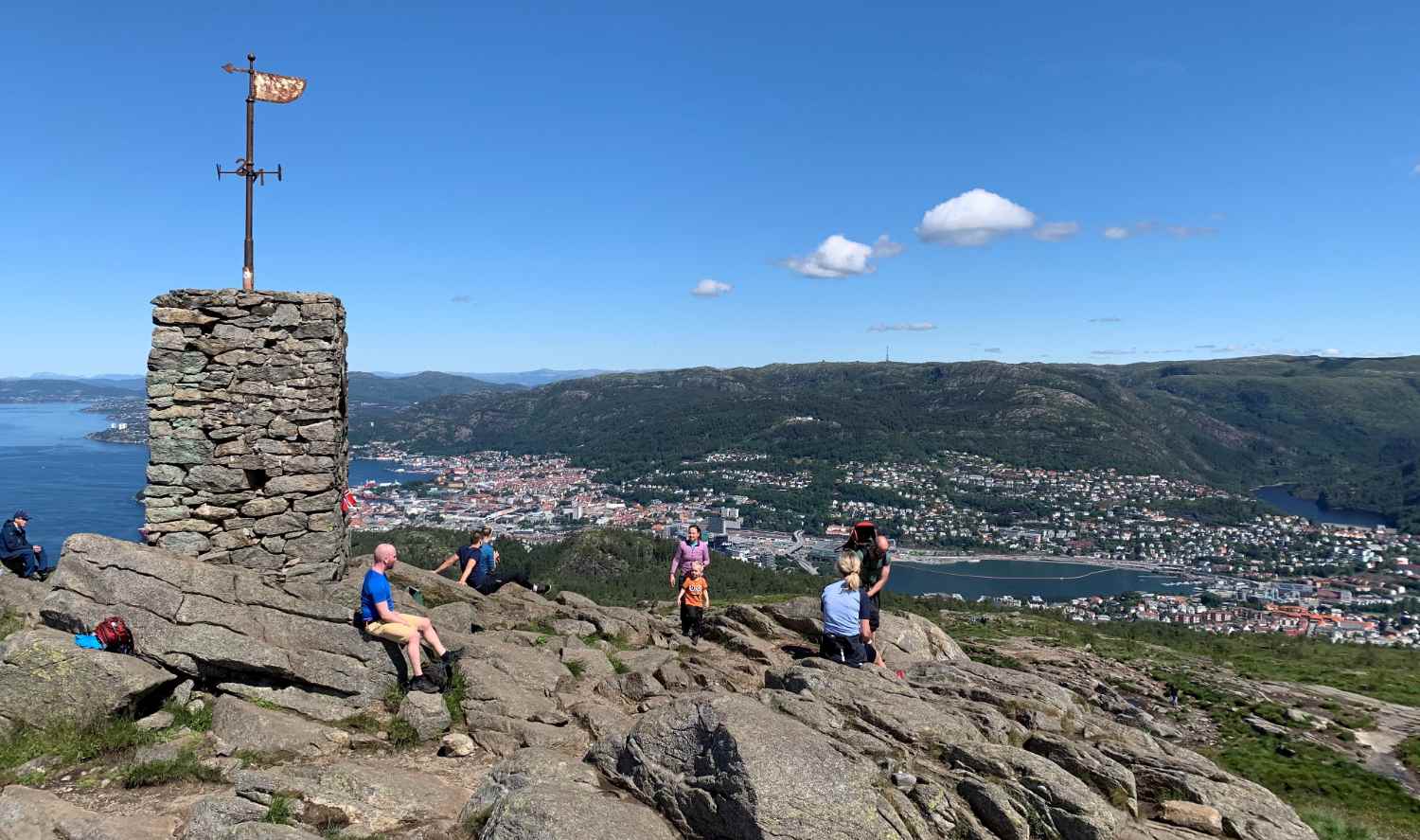 Hike to Løvstakken in Bergen