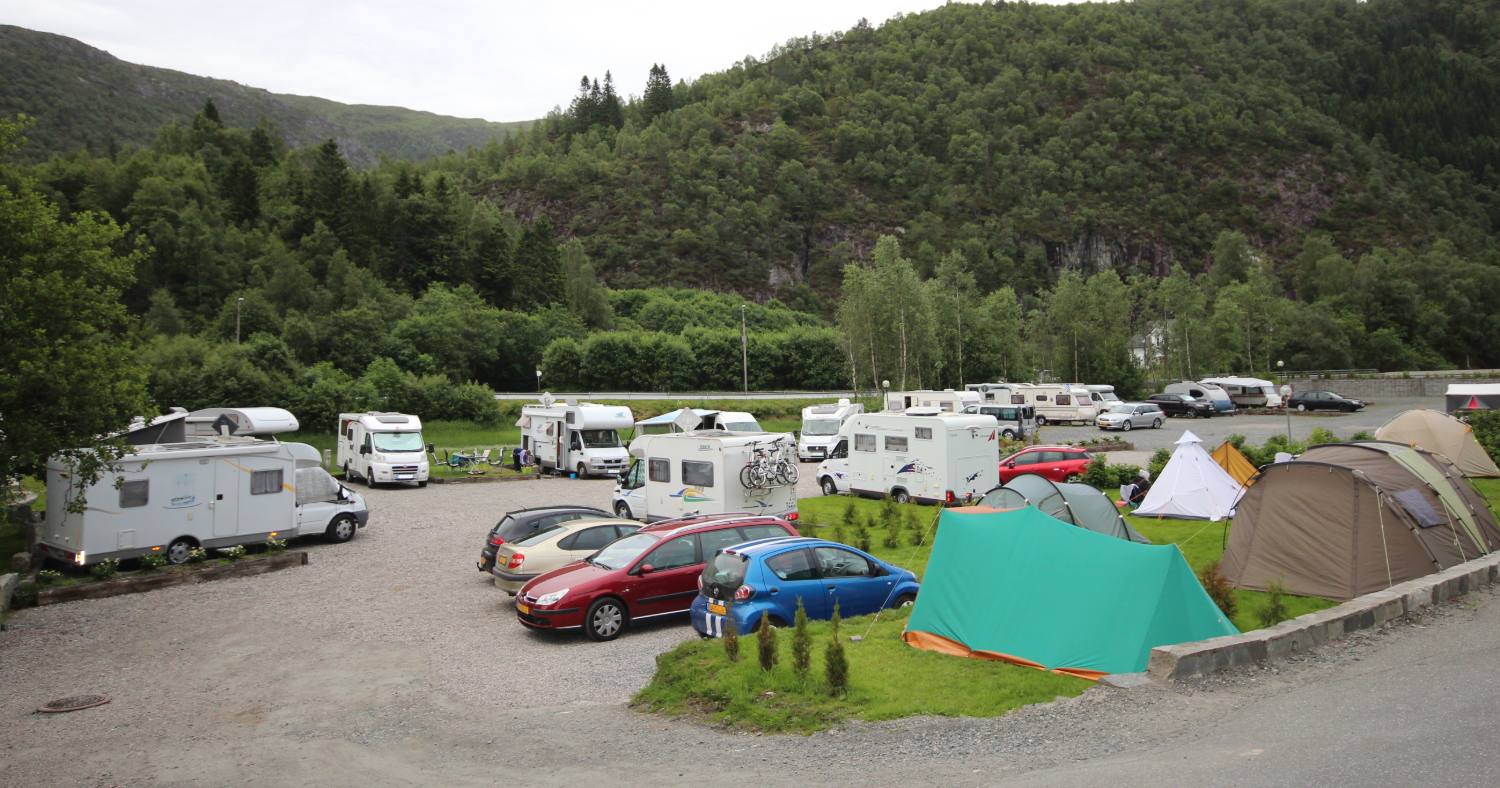 Bratland camping - motorhome parking