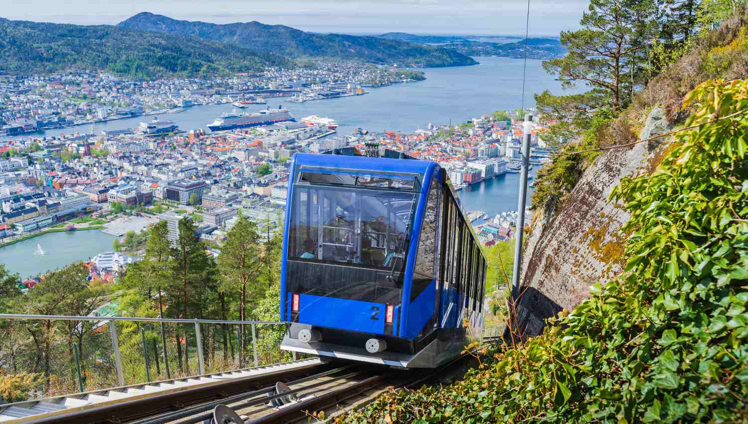 Weekend in Bergen Fløibanen funicular