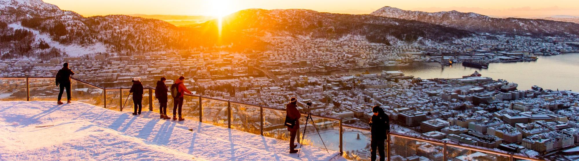 3 day winter program in Bergen - Fløyen