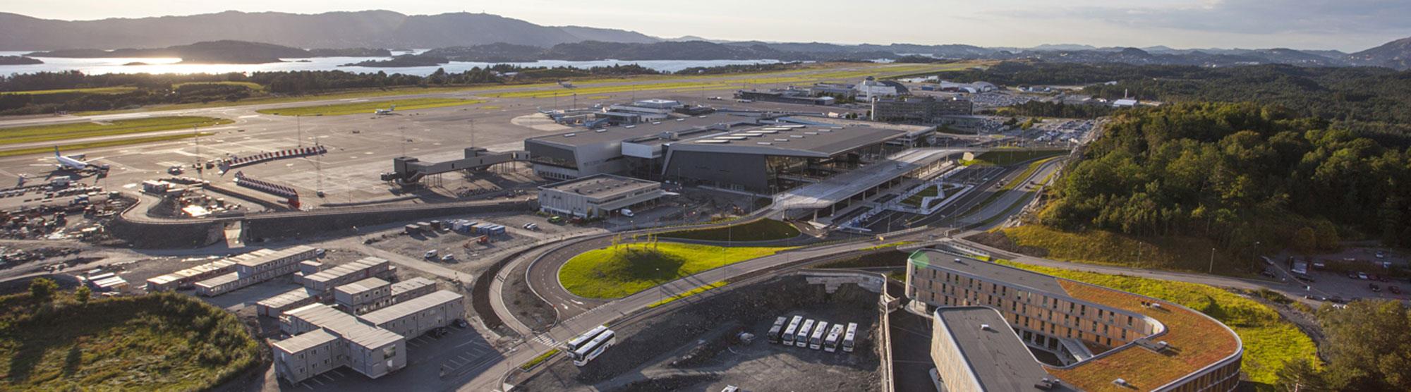 Flughafen Bergen Flesland - Stadtmitte von Bergen