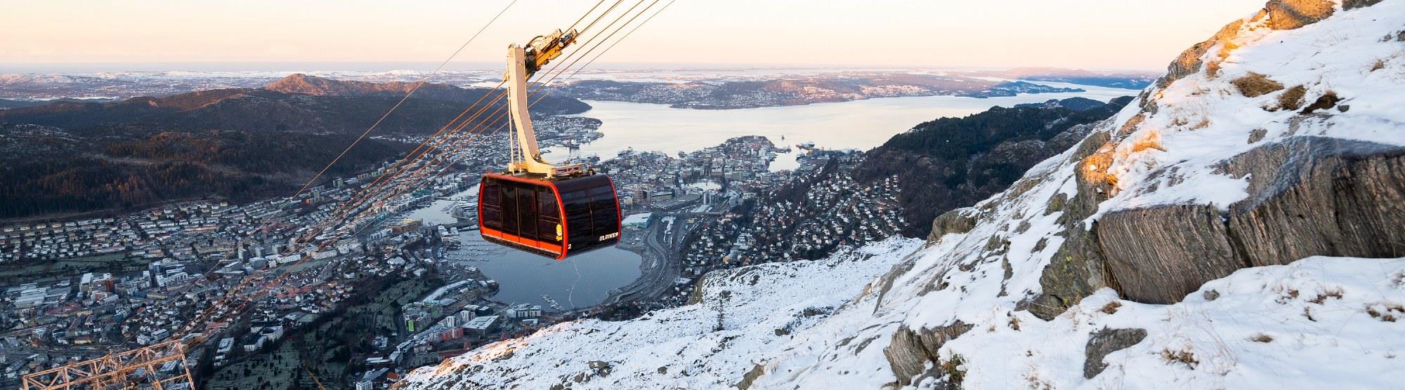 Ostern in Bergen und auf dem Berg Ulriken