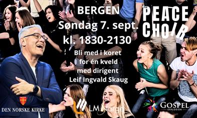 Bli med i Bergens første PEACE CHOIR!