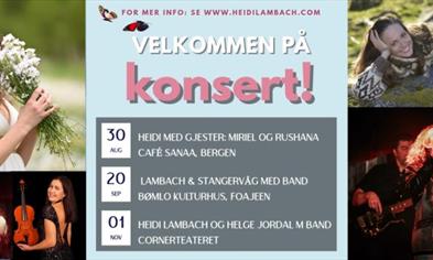Heidi Lambach med Helge Jordal og band
