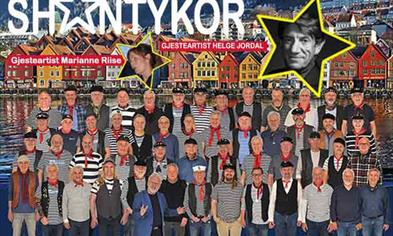 CHARLIE'S BAR. Konsert med Bergen Shantykor og Helge Jordal