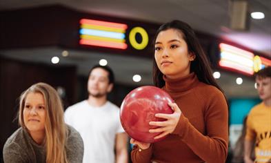 Bowling at Vestkanten shopping mall in Bergen