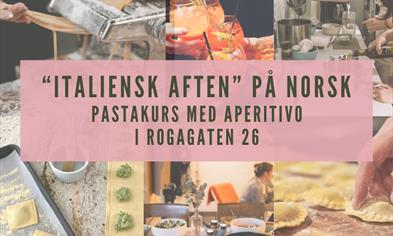 Matkurs: "Italiensk aften" på norsk - desember