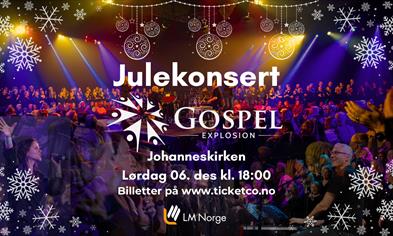 Christmas concert with Gospel Explosion Bergen at 18:00