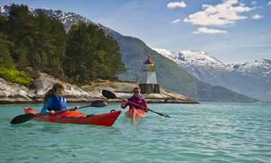 The Hardangerfjord experience is best from a kayak!