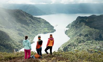 View of the Hardangerfjord