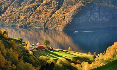A view of the Sognefjord