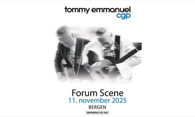 Tommy Emmanuel - Flyttet til tirsdag 11. november 2025
