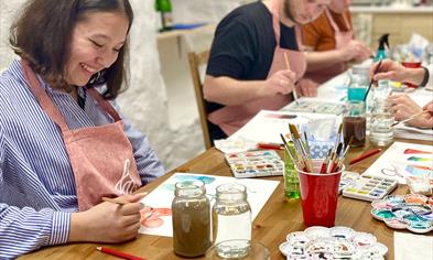 Event is designed for both beginners and those that already painted with watercolor