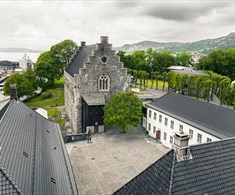 View towards The King Håkon's Hall