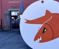 Silja the Herring in front of the museum