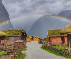 The viking village at Gudvangen