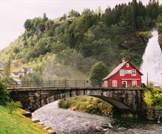 Steinsdalsfossen waterfall