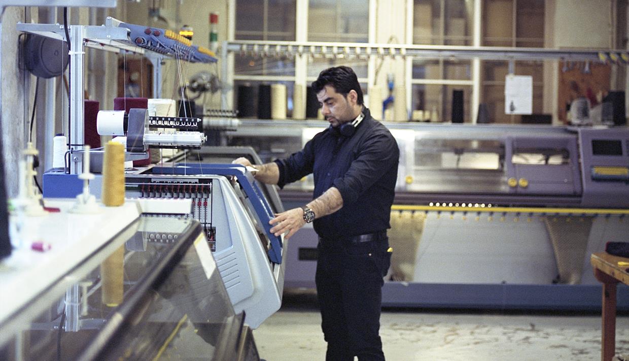 Visit our knitwear factory
