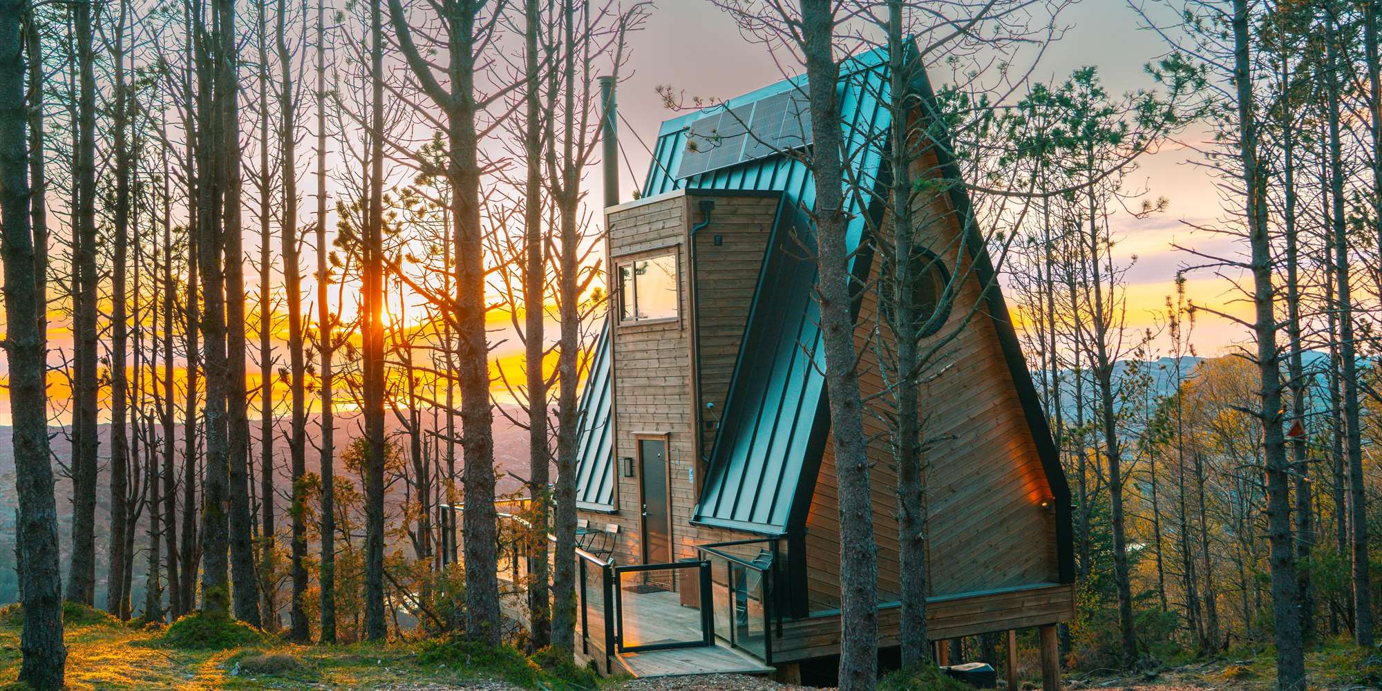 Walk-up to the cabin