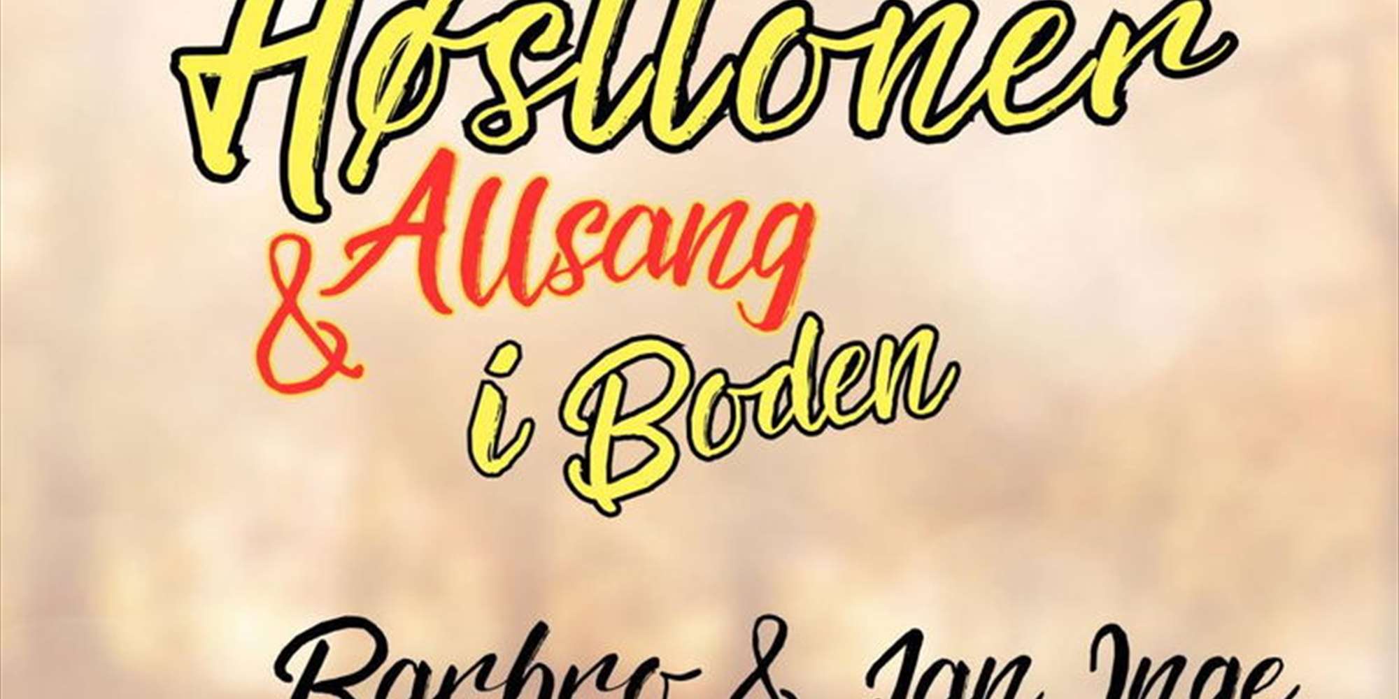 Høsttoner & Allsang i Kulturboden