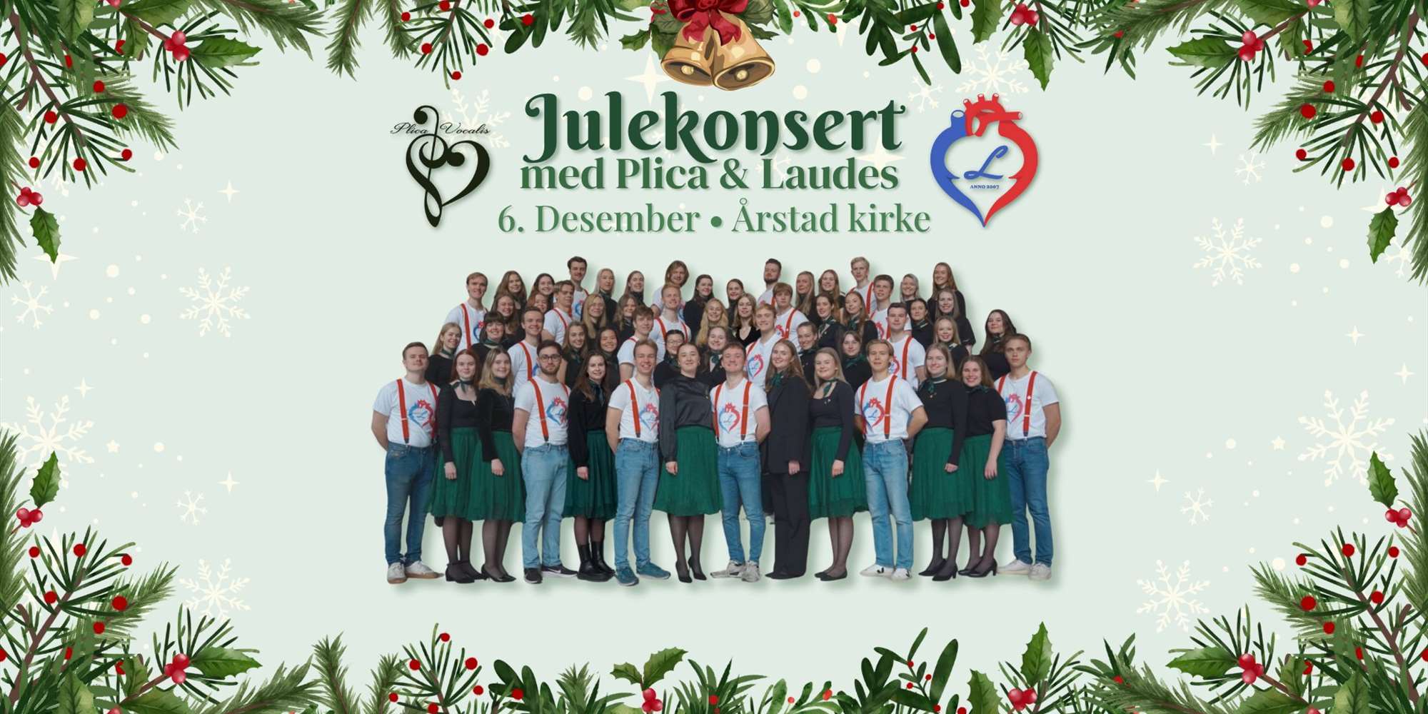 Julekonsert m/ Plica Vocalis og Mannskoret Laudes