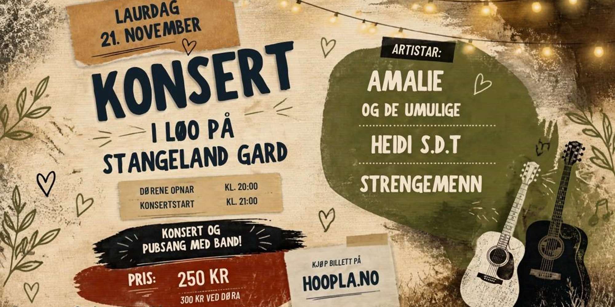 Konsert i Løo på Stangeland Gard