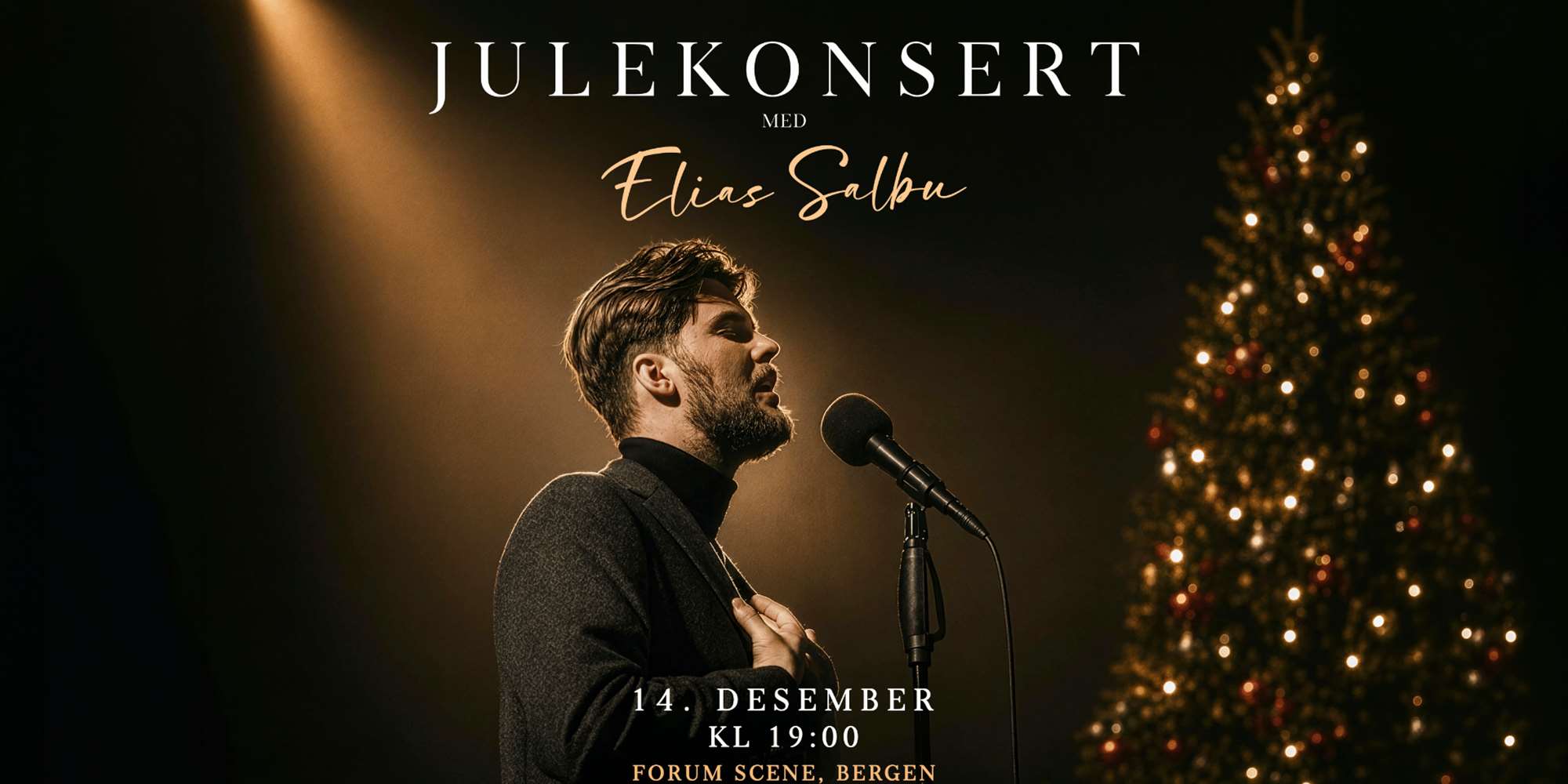 Julekonsert med Elias Salbu