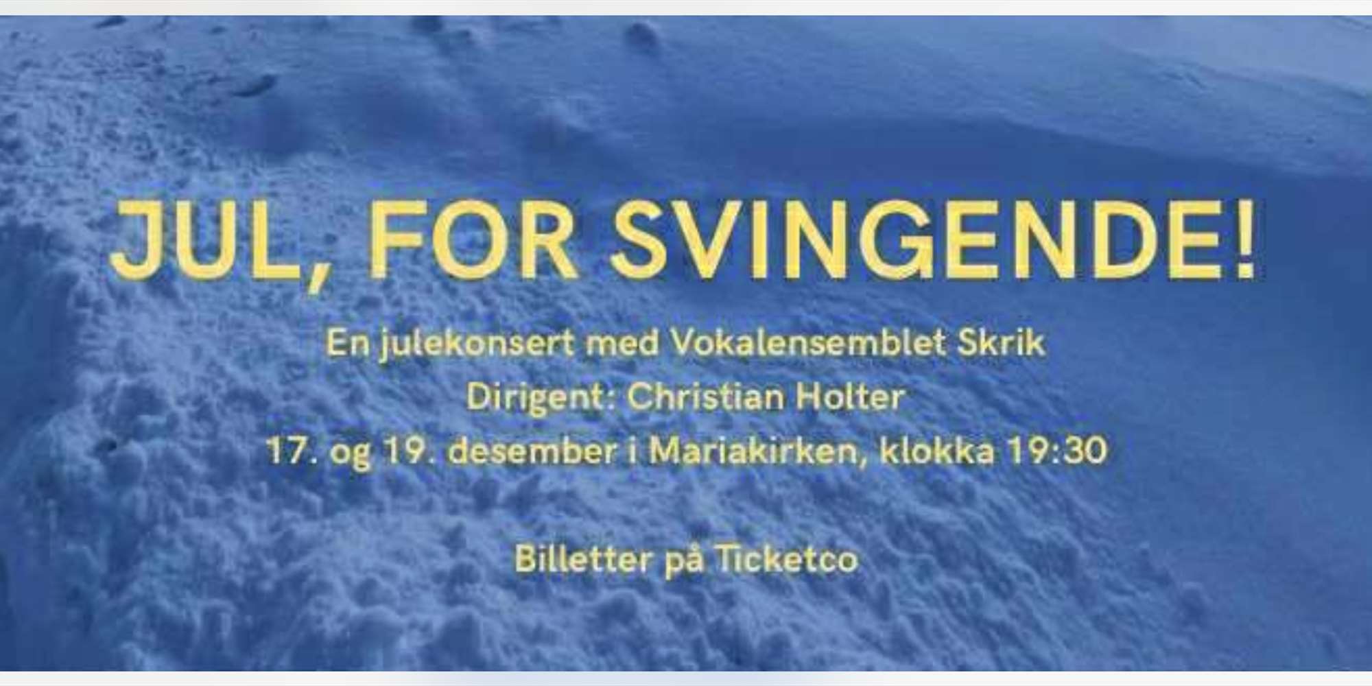 Jul, for svingende!