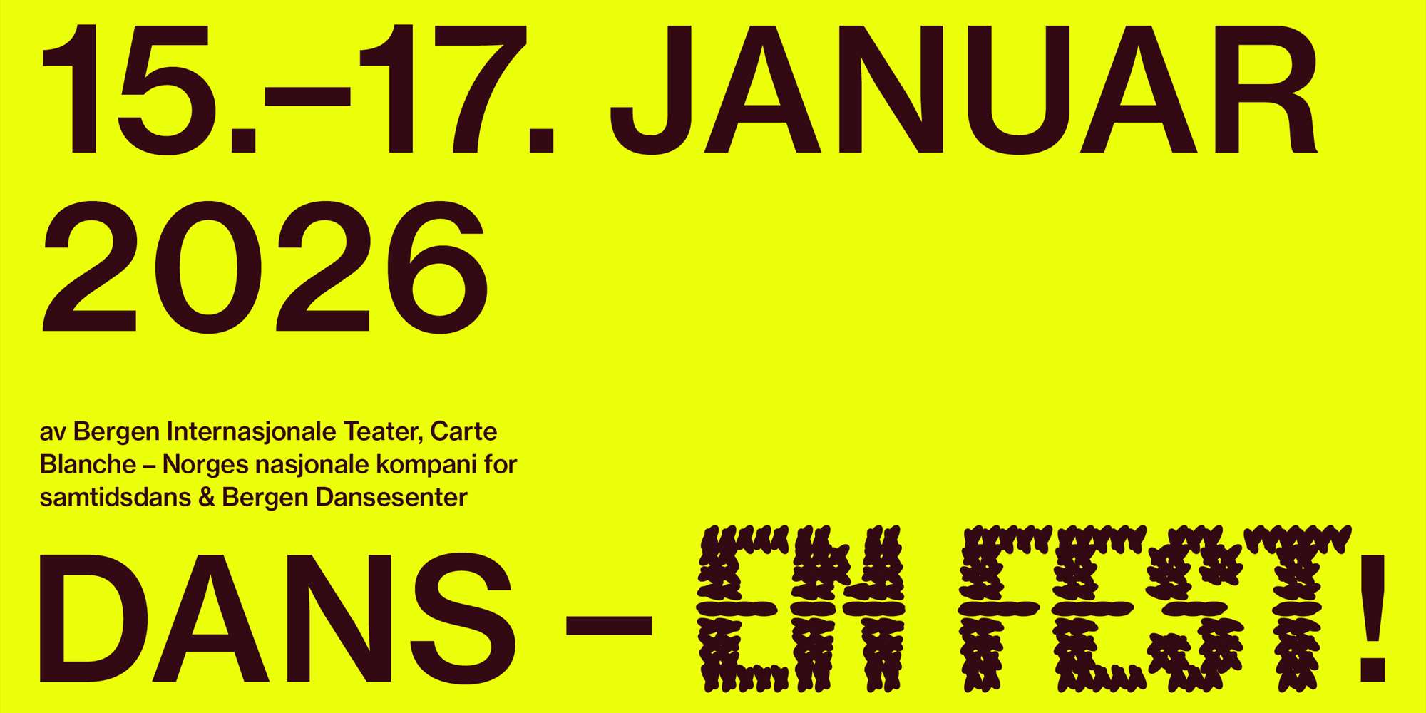 Dans – en fest! 2026