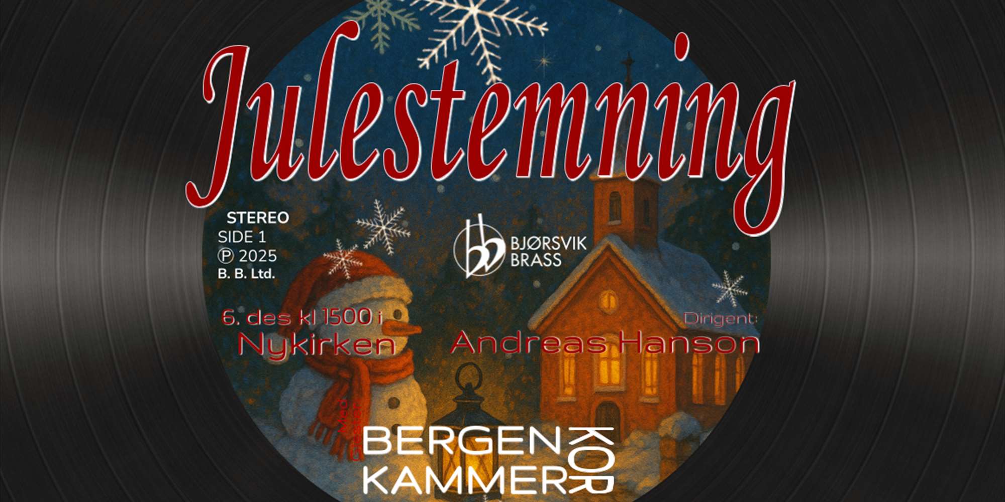 Christmas concert with Bergen Kammerkor and Bjørsvik Brass