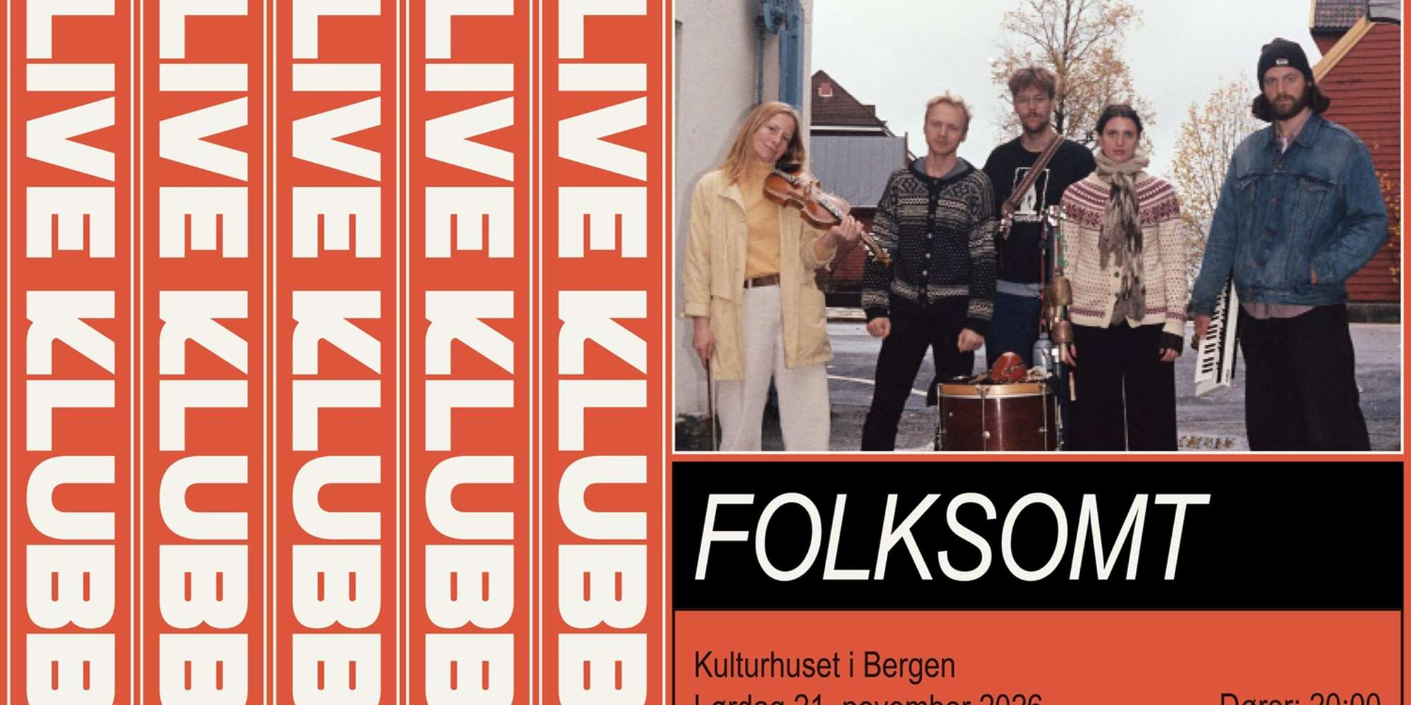 Live Klubb: Folksomt