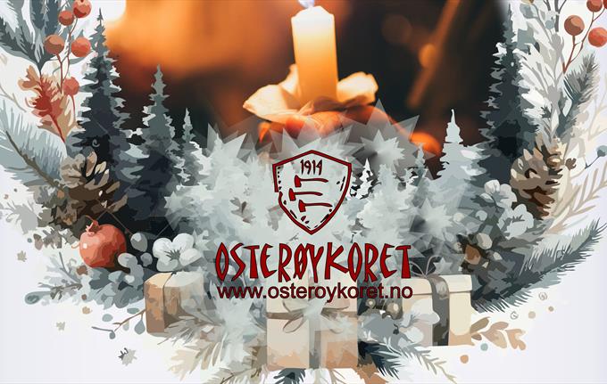 Christmas concert with Osterøykoret in Hosanger Church on Thursday, 12  December at 19:30.