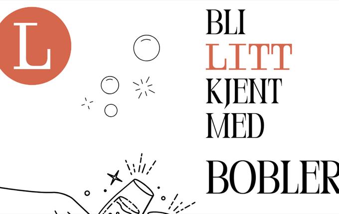 Bli LITT kjent med bobler! - 30. august