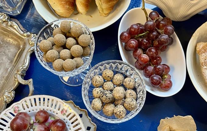 Complimentary coffee and croissants will wait for you