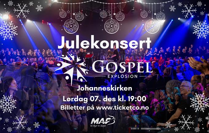 Christmas Concert with Gospel Explosion Bergen & band