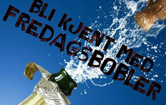 Bli kjent med FREDAGSBOBLER 9. juni i matbaren