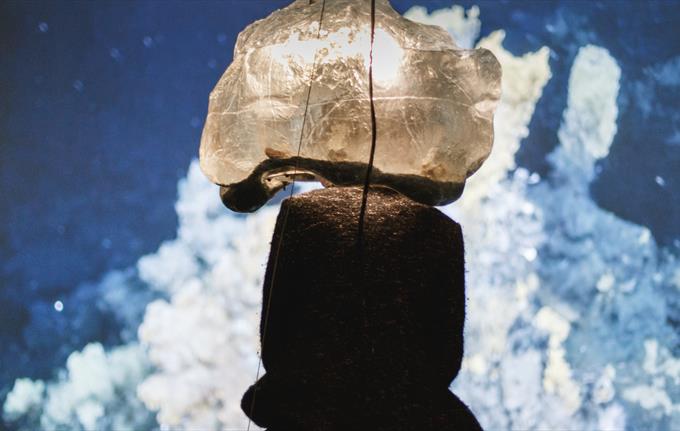 Ase Brunborg Lie's sound work Intersected Waterbodies dives into the ocean's depths.