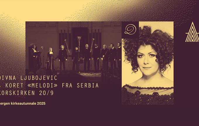 Divna Ljubojević og koret «Melódi» fra Serbia – Bergen kirkeautunnale 2025