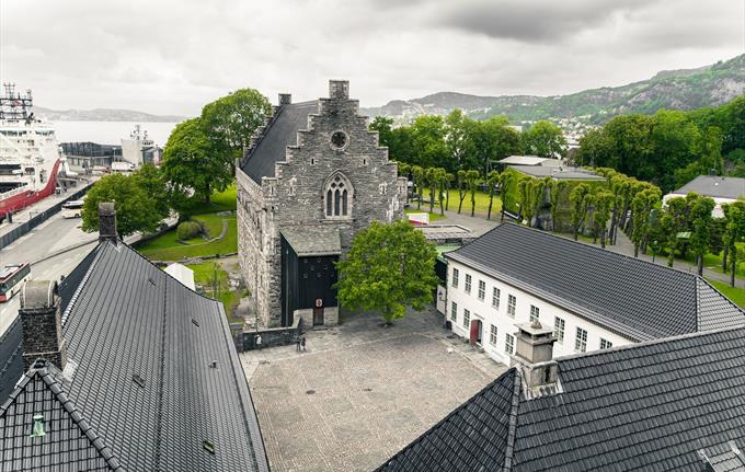 View towards The King Håkon's Hall