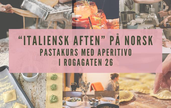 Matkurs: "Italiensk aften" på norsk - desember