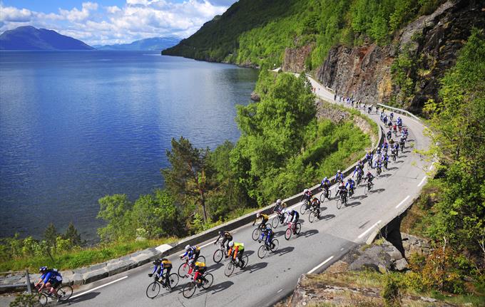 Radrennen Bergen - Voss