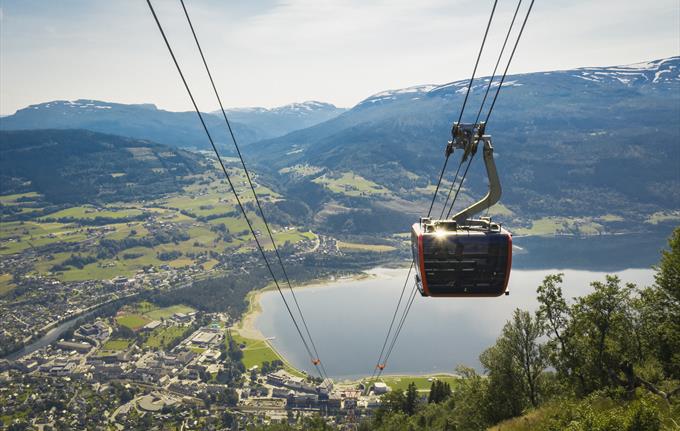 Guten Blick auf den Vossevangen.