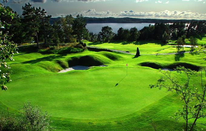 Hole 13 Meland Golf