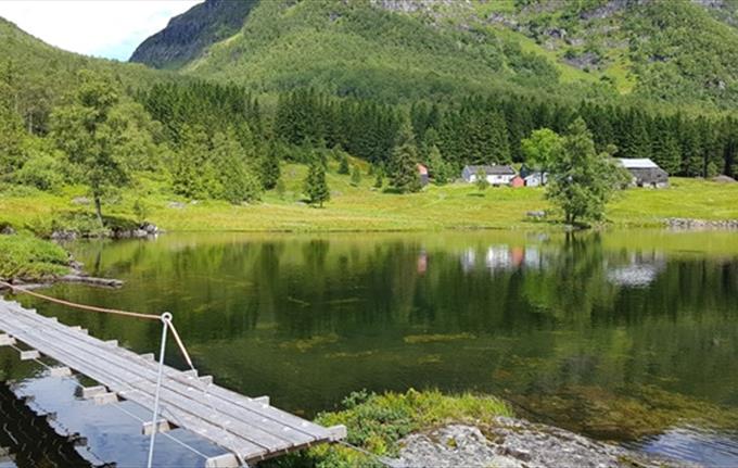 Fjellgarden Leiro på Eidsland - tur & fiskekonkurranse - Kulturarvfestivalen i Indre Vestland