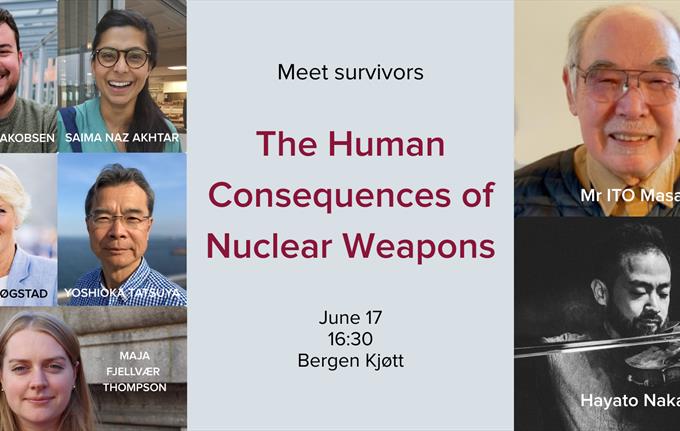 Join us for an impactful event in Bergen to explore the human consequences of nuclear weapons and the urgent need for disarmament.