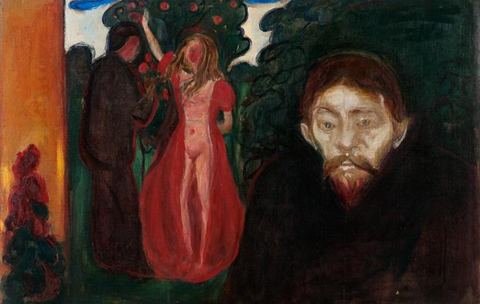 Edvard Munch (1863-1944): Jealousy, 1895.