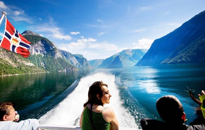 Fjord cruise on the Sognefjord