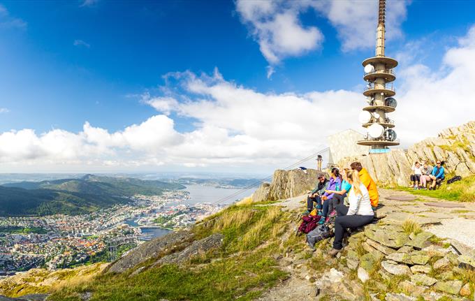 Relax on Mt. Ulriken