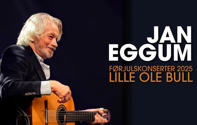 Jan Eggum – Førjulskonserter på Lille Ole Bull