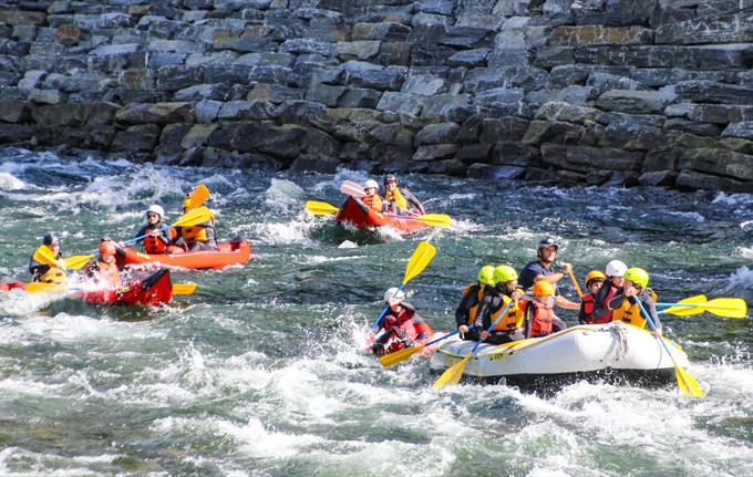 Family rafting